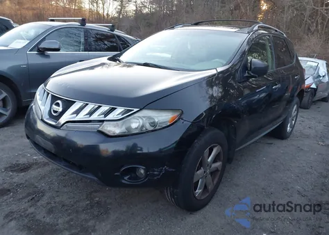 2010 Nissan Murano Sl from USA, damaged, VIN JN8AZ1MU1AW015641